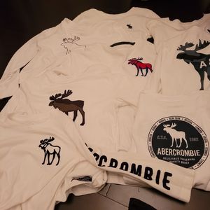 Abercrombie kids white long sleeve